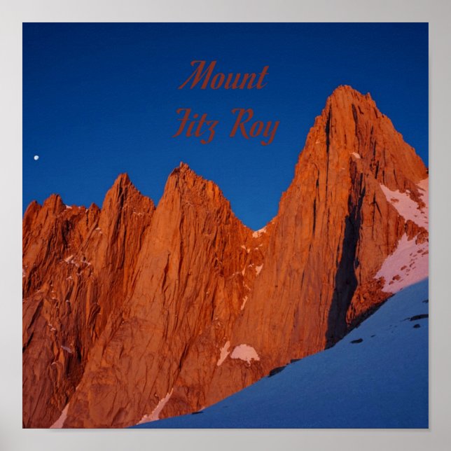 Affiche Mont Fitz Roy (Devant)