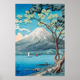 Affiche Mont Fuji depuis le lac Yamanaka par Hiroaki Takah