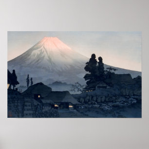 Affiche Mont Fuji depuis Mizukubo (1932)