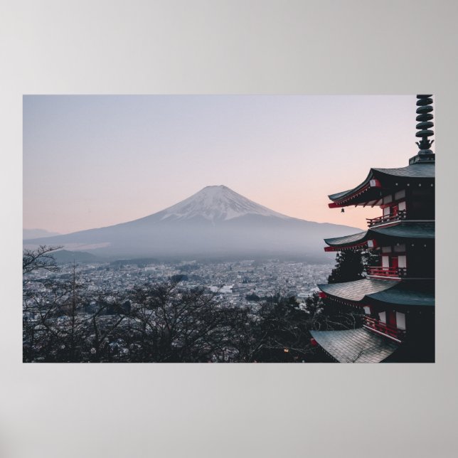 Affiche Mont Fuji, Japon (Devant)