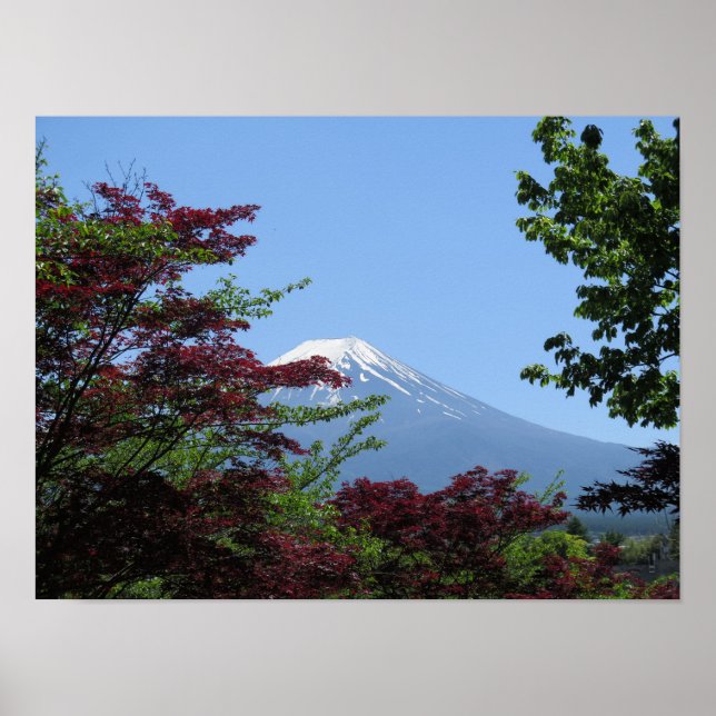 Affiche Mont Fuji Japon (Devant)