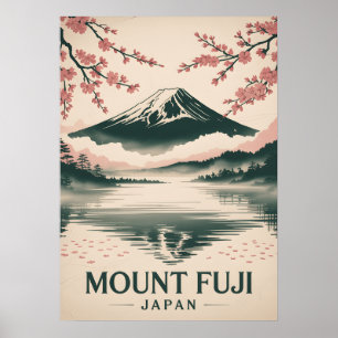 Affiche Mont Fuji Japon