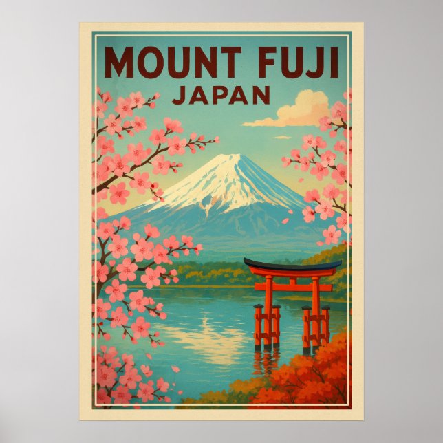 Affiche Mont Fuji Japon V01 (Devant)