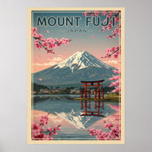 Affiche Mont Fuji Japon V05