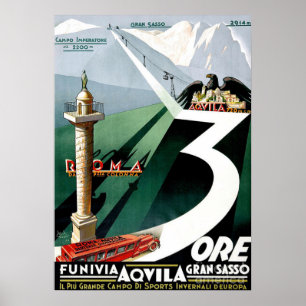 AFFICHE MONT GRAN SASSO