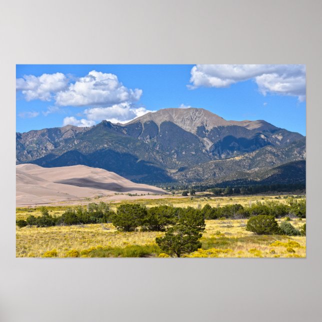 Affiche Mont Herard, Great Sand Dunes National Park, CO (Devant)