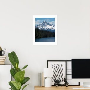 Affiche Mont Hood et lac panoramiques photographiques