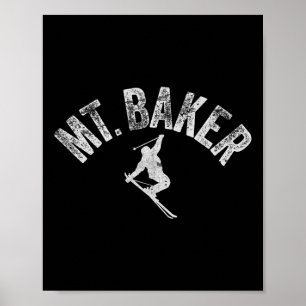 Affiche Mont Ker Ski Mont Ker Washington Ski Cool Hiver