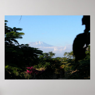 Affiche Mont Kilimanjaro