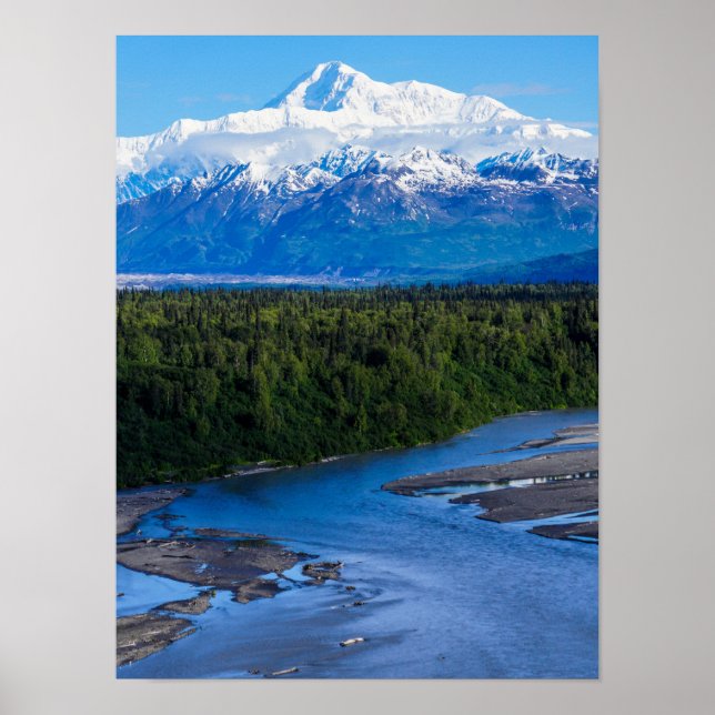 Affiche Mont McKinley Alaska (Devant)