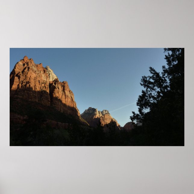 Affiche Mont Moroni et pic de Jacob à Zion (Devant)