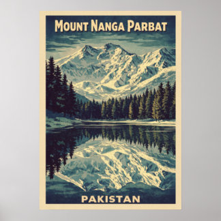 Affiche Mont Nanga Parbat V01