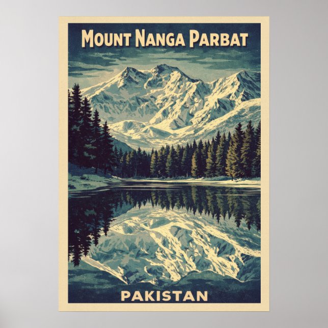 Affiche Mont Nanga Parbat V01 (Devant)
