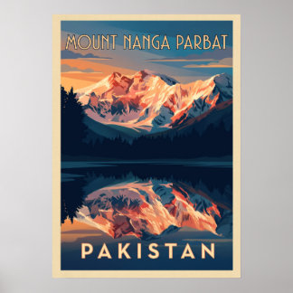 Affiche Mont Nanga Parbat V02