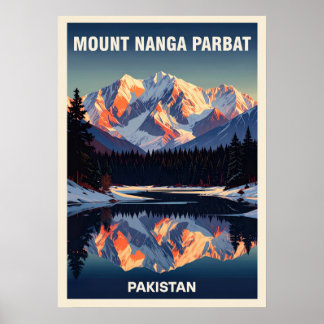 Affiche Mont Nanga Parbat V04