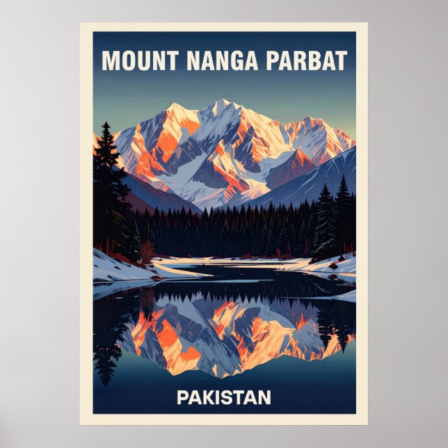Affiche Mont Nanga Parbat V04 (Devant)