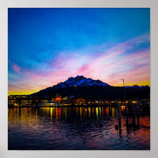 Affiche Mont Pilatus