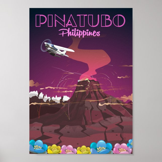Affiche Mont Pinatubo, Philippines (Devant)