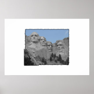 Affiche Mont Rushmore