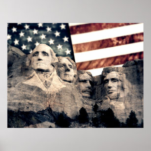 Affiche Mont Rushmore