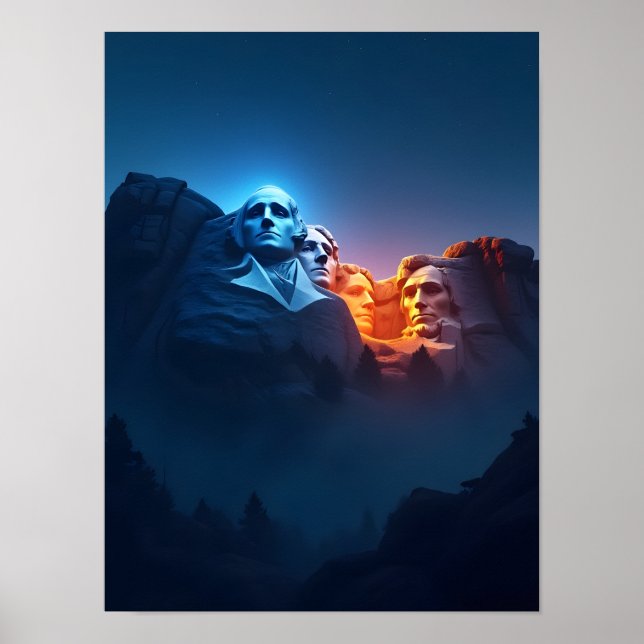 Affiche Mont Rushmore (Devant)