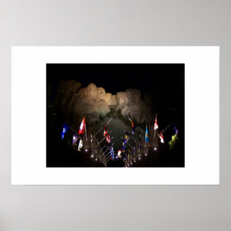 Affiche Mont Rushmore