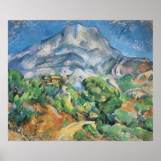 Affiche Mont Sainte Victoire au-dessus de Tholonet, Paul C (Devant)