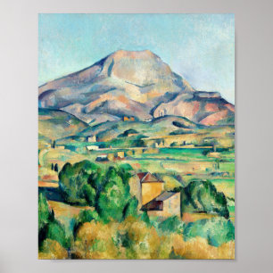 Affiche Mont Sainte-Victoire by Paul Cézanne