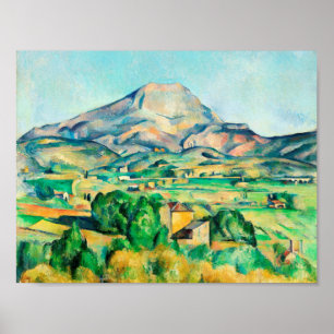 Affiche Mont Sainte-Victoire by Paul Cezanne
