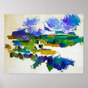 Affiche Mont Sainte-Victoire, Paul Cezanne