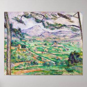 Affiche Mont Sainte-Victoire, Paul Cezanne