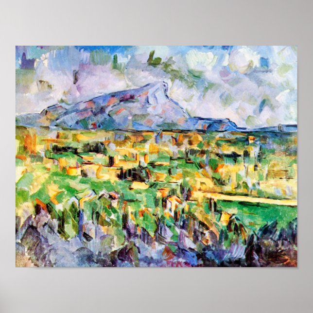 Affiche Mont Sainte-Victoire, Paul Cezanne (Devant)