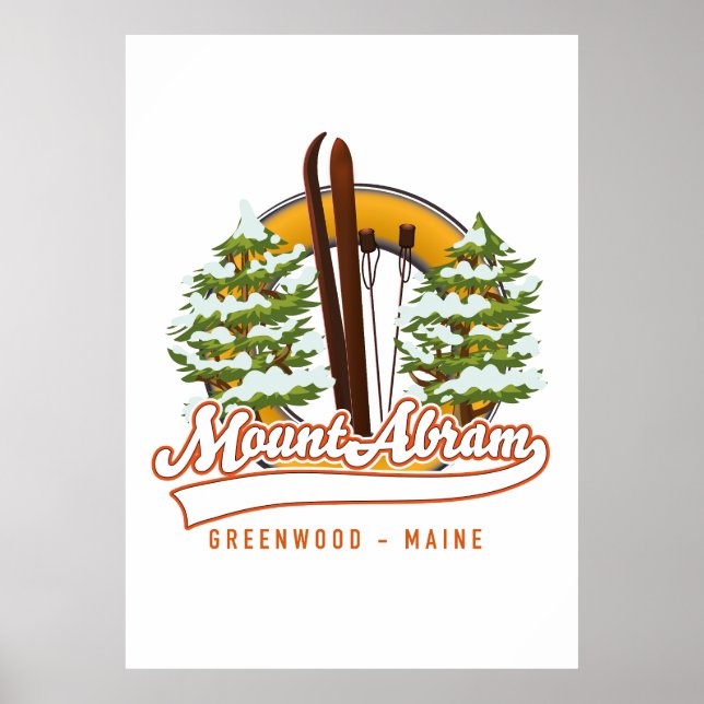 Affiche Mont Ski Abram Greenwood (Devant)