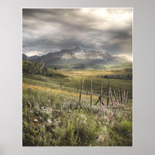 Affiche Mont Sneffels, comté d'Ouray, Colorado