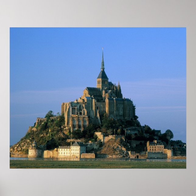 Affiche Mont St Michel, Manche, Normandie, France (Devant)