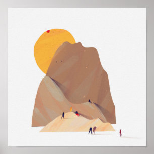 Affiche Mont-Tains
