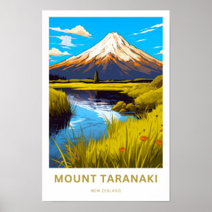 Affiche Mont Taranaki Nouvelle-Zélande Imprimer