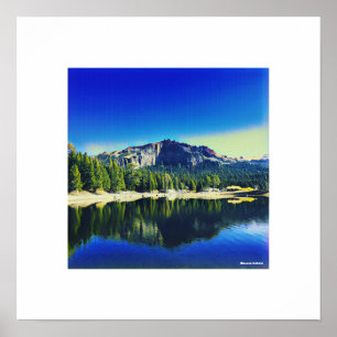 Affiche Mont Thunder au-dessus du lac Silver