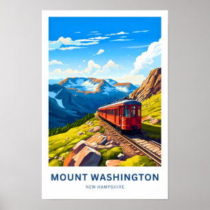 Affiche Mont Washington New Hampshire