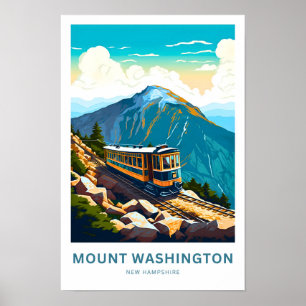 Affiche Mont Washington New Hampshire