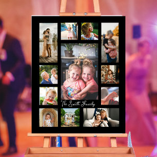 Affiche Montage de collage photo 12 unique minimaliste sim