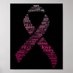 Affiche Montage de sensibilisation au cancer du sein du ru