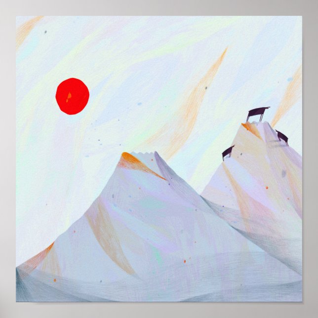 Affiche Montagne (Devant)