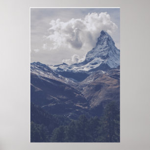 Affiche Montagne 24x36