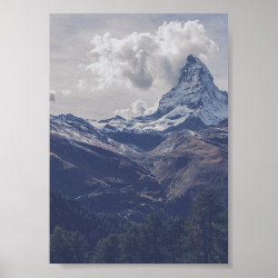 Affiche Montagne 5x7