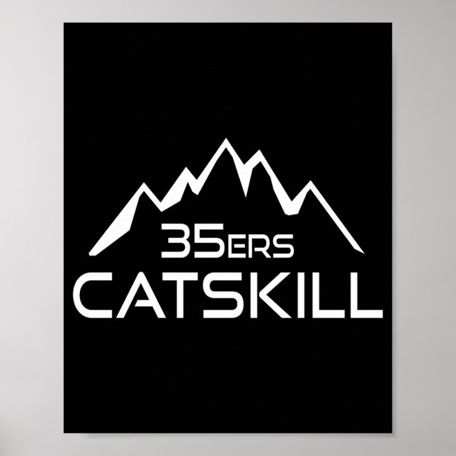 Affiche Montagne Catskill 35er (Devant)