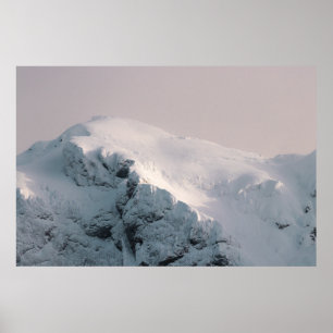 Affiche Montagne couverte de neige