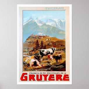 Affiche Montagne de la Suisse