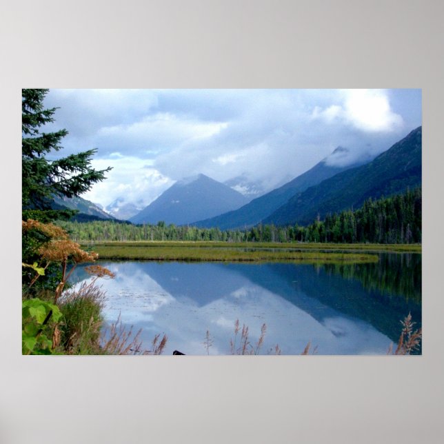 Affiche Montagne de l'Alaska (Devant)