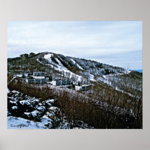 Affiche Montagne de sucre, la Caroline du Nord